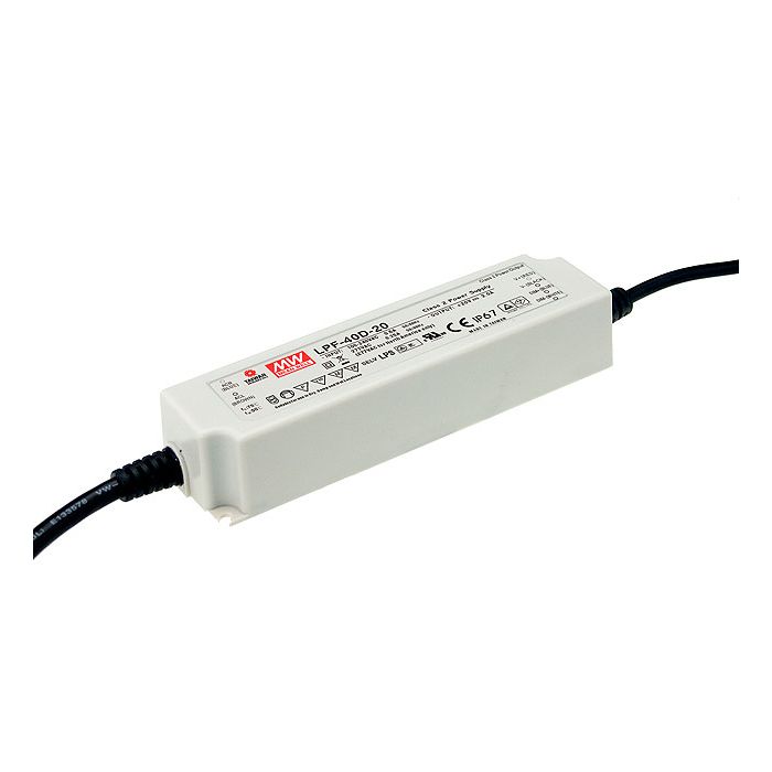 Mean Well Dimmable LED Driver LPF-40D-24  40W 24V